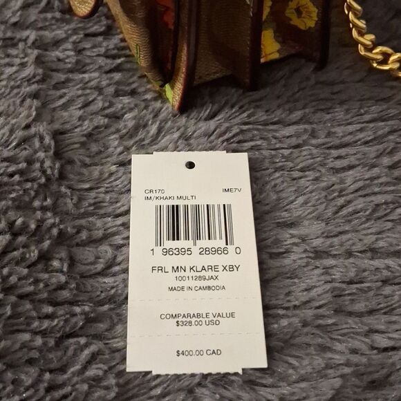 Coach Mini Klare Crossbody In Signature Canvas With Floral Print - Picture 3 of 11